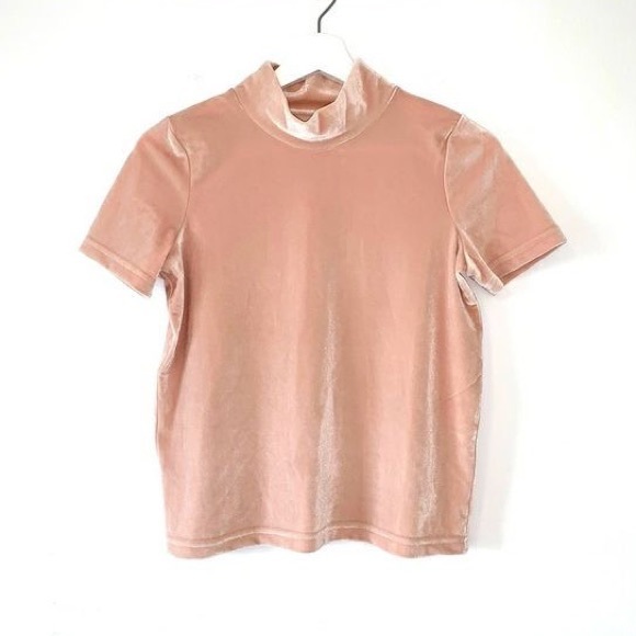 Madewell | Velvet Mockneck Tee - Picture 2 of 3